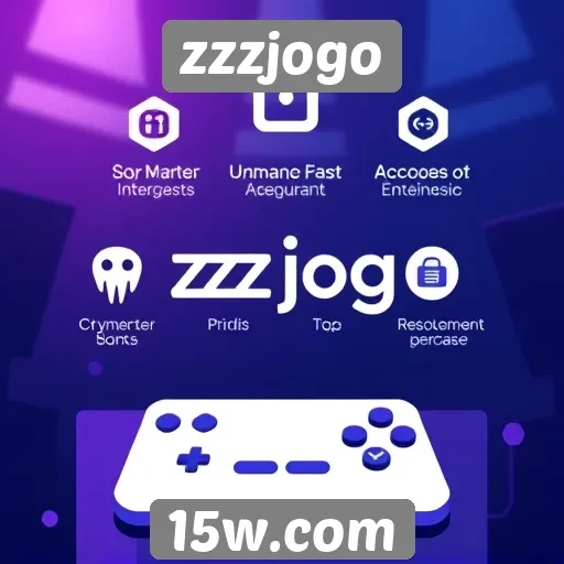 Principais recursos disponíveis na plataforma zzzjogo